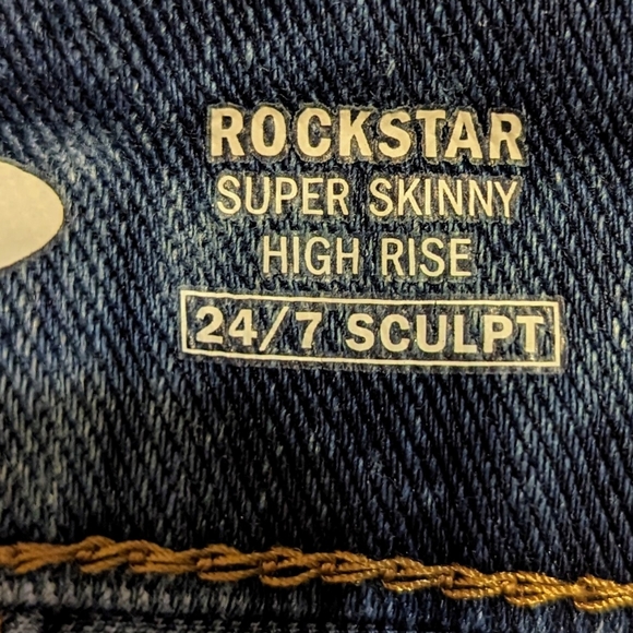 ๐ฅOld Navy ๐ rockstar super skinny highrise 24/7 sculpt jeans size 20 - Picture 4 of 10